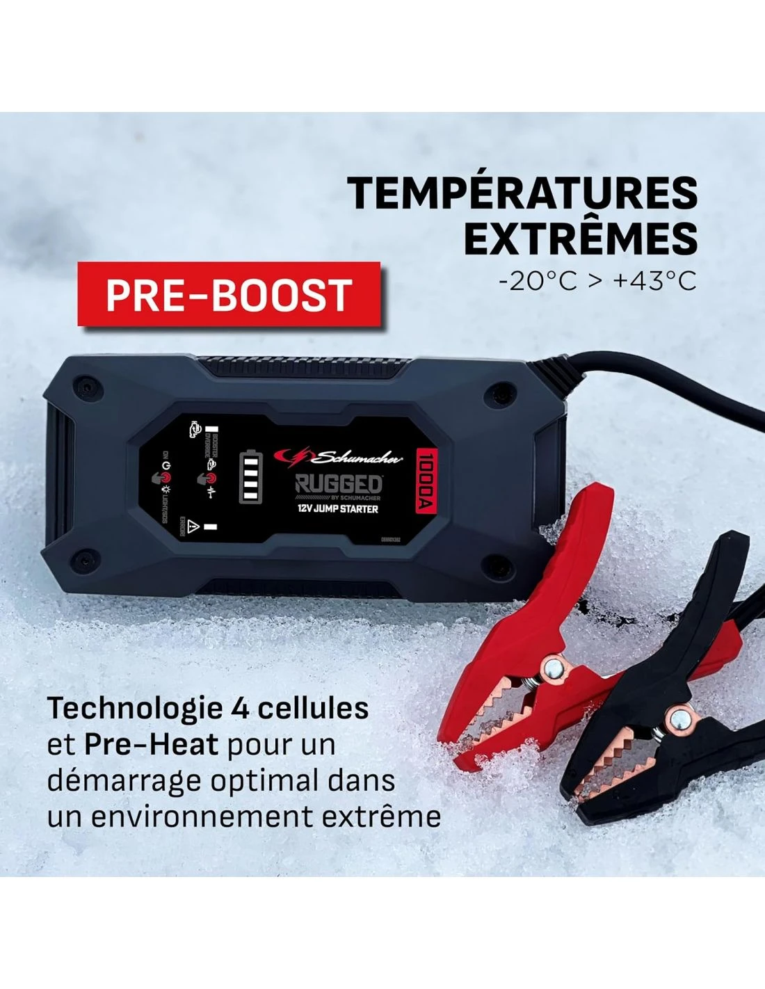 Booster RUGGED 12V 1000A Schumacher SBX461 – Image 11