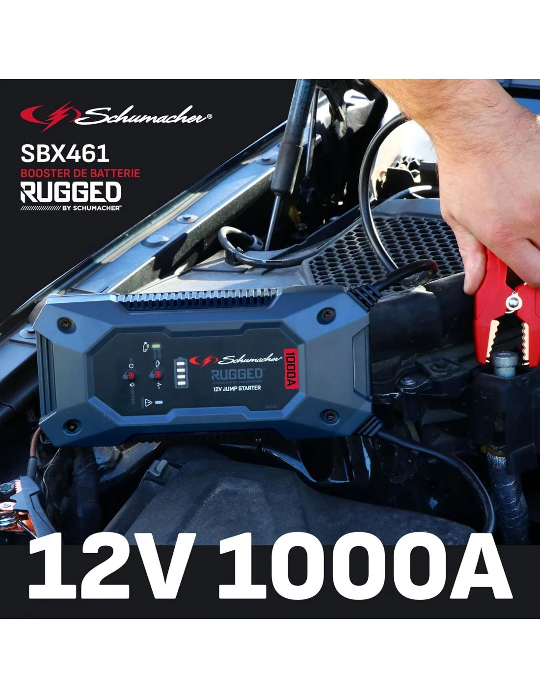 Booster RUGGED 12V 1000A Schumacher SBX461 – Image 6