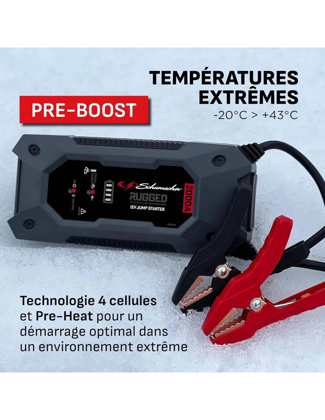 Booster RUGGED 12V 2000A Schumacher SBX463 – Image 12