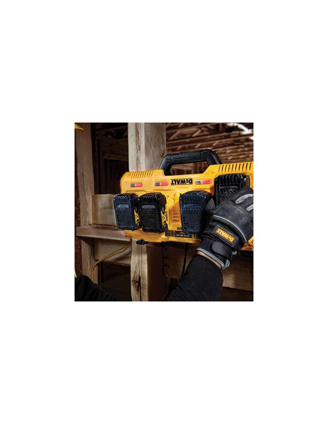Chargeur Rapide DeWALT 4 Ports Universels XR Li-Ion ToughSystem DCB104 – Image 10