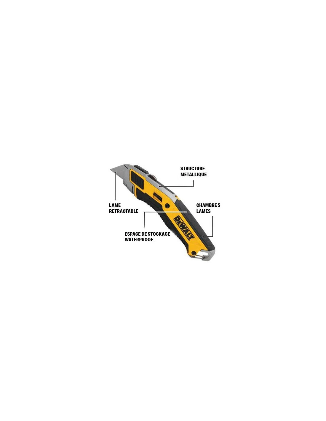 Cutter à Lame Rétractable Premium DeWALT DWHT10295 – Image 10