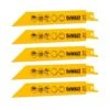 Lames De Scie Sabre Dewalt Pour Métal 152 X 1,4 Mm DT2384-QZ ( 5 Lames )