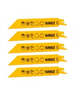 Lames De Scie Sabre Dewalt Pour Métal 152 X 1,4 Mm DT2384-QZ ( 5 Lames )
