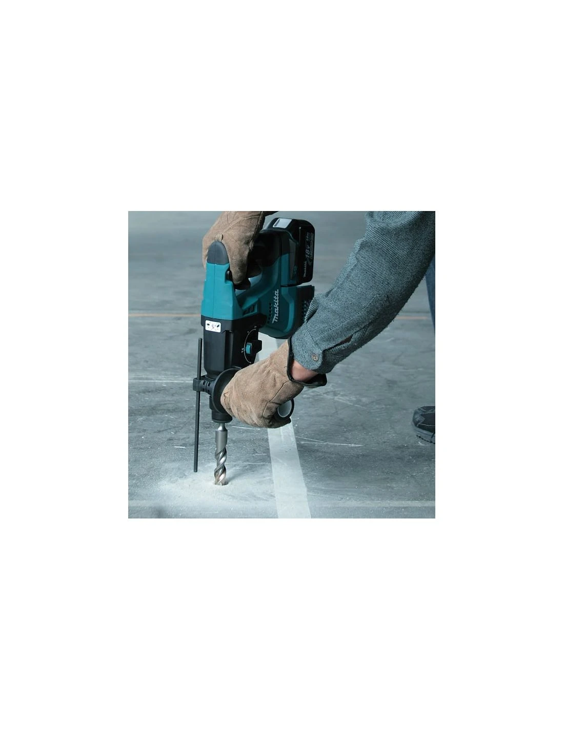 Perforateur Burineur MAKITA 18V Li-Ion DHR243ZJ SDS-Plus Moteur BL (avec MAKPAC 4) – Image 7