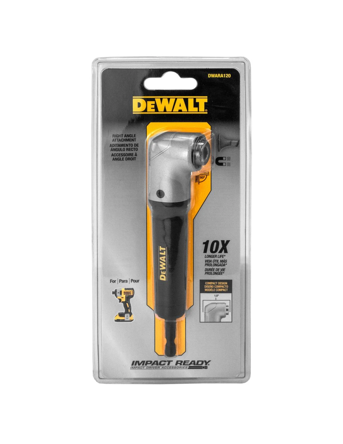 Mandrin Hexagonal à Angle Droit Dewalt DWARA120 – Image 9