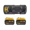 Pack 2 Batteries DeWALT XR Flexvolt 18V 9Ah / 54V 3Ah - DCB132X2