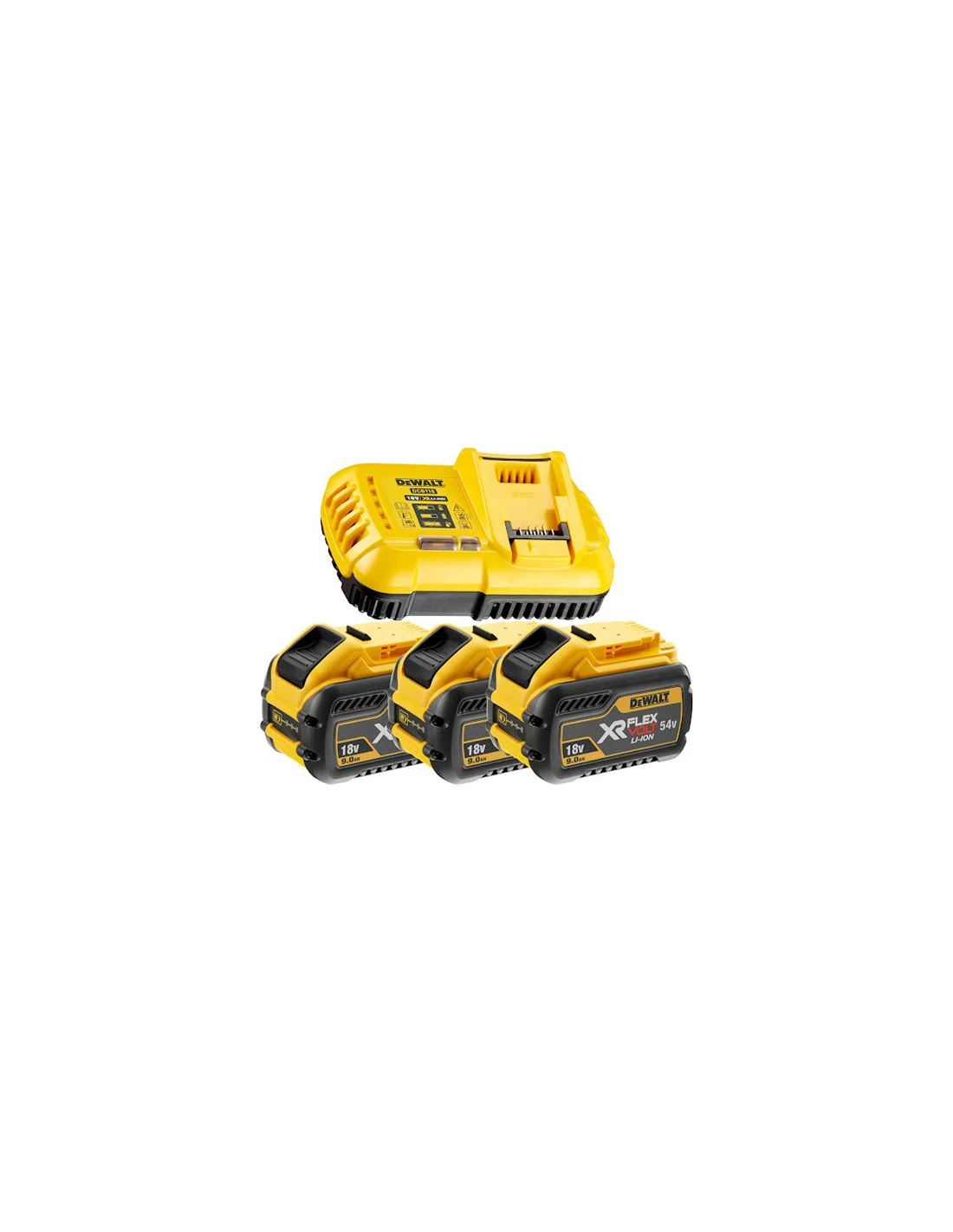 Pack Dewalt 3 Batteries DCB547 Et 1 Chargeur DCB118 DCB118X3 – Image 2