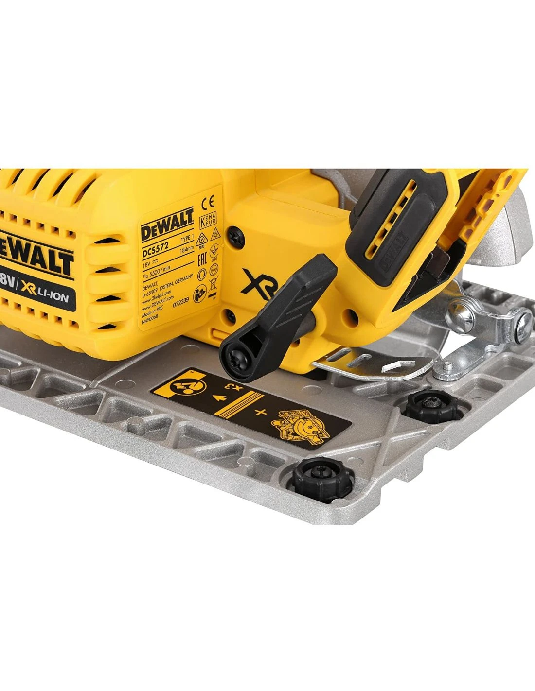 Scie Circulaire DeWALT 18V XR Brushless Ø184mm Compatible Rail De Guidage DCS572N – Image 4