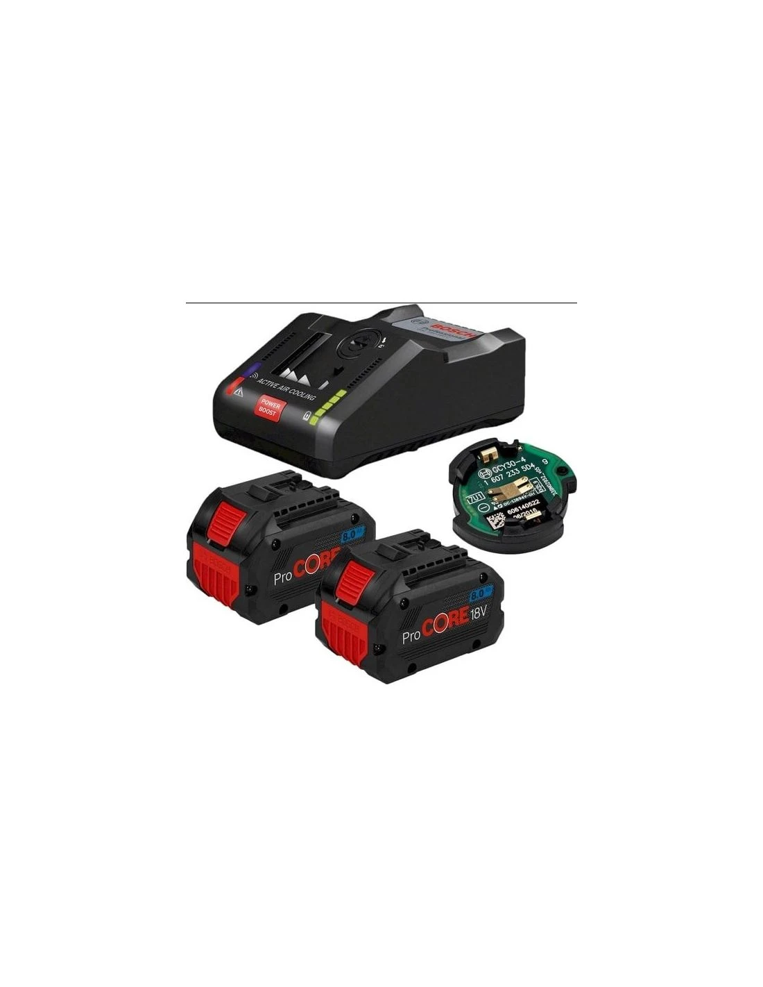 Set De Démarrage Bosch Procore 2 Batteries 8AH + GAL18V-160C 1600A016GP