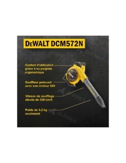 Souffleur DeWalt 54V XR FLEXVOLT Li-Ion Brushless DCM572N